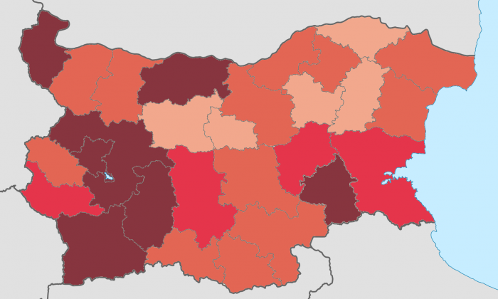 Bulgaristan’da Vaka Sayısı 2.408`e Yükseldi