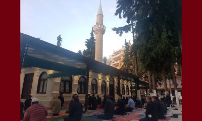 Batı Trakya`da Tedbirlere Uyularak Bayram Namazı Kılındı