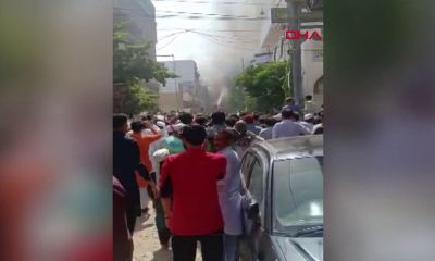 Pakistan’da yolcu uçağı yerleşim alanına düştü