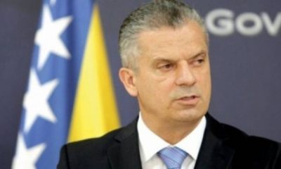 Bosna Hersek Milli Güvenlik Bakanı İstifa Etti