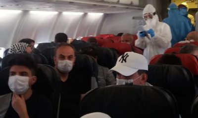 Uçakta Koronavirüs Paniği