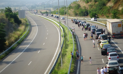 Bulgaristan Kulata Sınırında Yoğun Trafik
