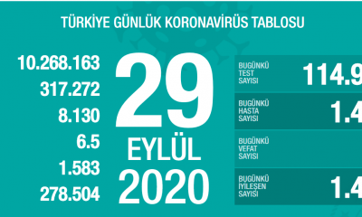 Türkiye`de Güncel Vaka Sayısı