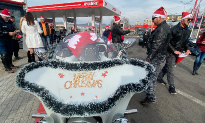 Motorcu Noel Babalar Bu Kez Kırcaali`de