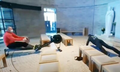 Kilisede Egzersiz Yapan Hırvatlara Tepki