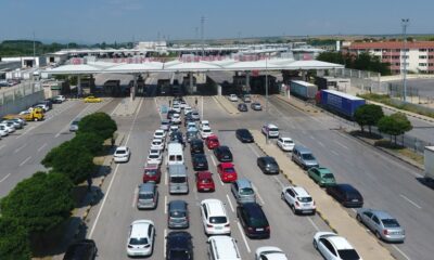 Bulgaristan-Türkiye Sınırında Uzun Kuyruk