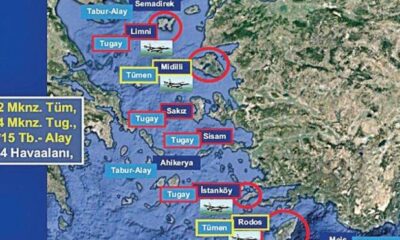 Yunanistan 21 Adaya Asker Yerleştirerek Silahlandırdı