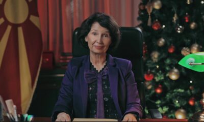 Cumhurbaşkanı Davkova’dan yeni yıl tebriği