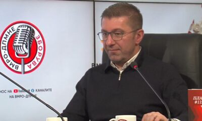 Başbakanı Hristijan Mickoski : 350 milyon euro civarında büyük bir yatırım bekliyorum