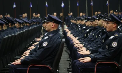 Kosova’da eğitimini tamamlayan 462 polis adayı mezun oldu