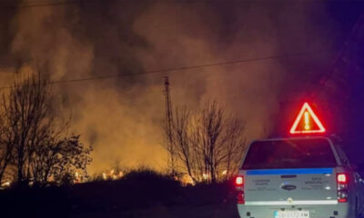 Sofya’da Palet Deposunda Yangın çıktı